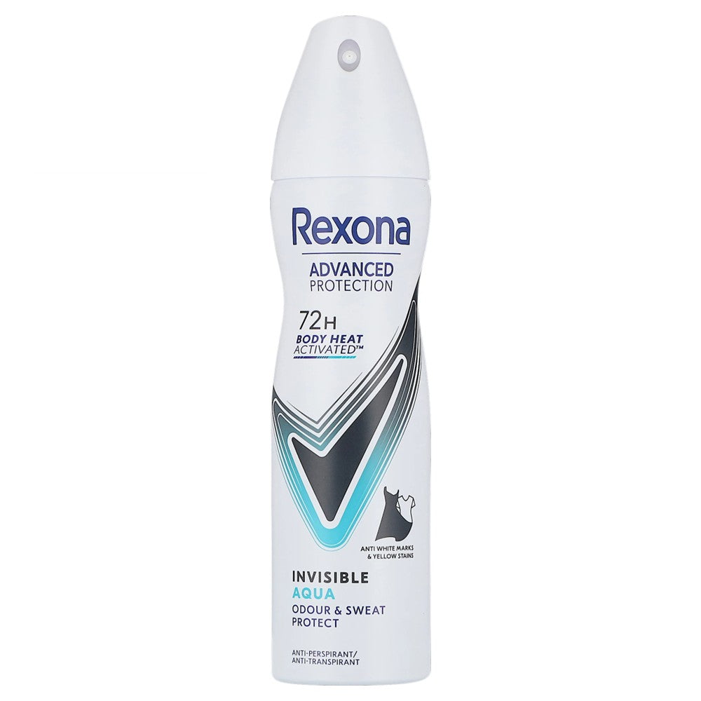 Rexona - Deodorant - Spray - Advanced Protection - Invisible Aqua - 72h - 150ml