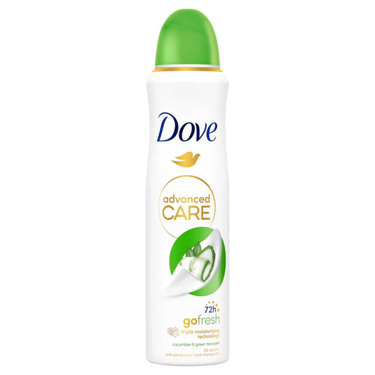 Dove - Deodorant - Spray - Advanced Care - Cucumber & Green Tea Scent - 150ml
