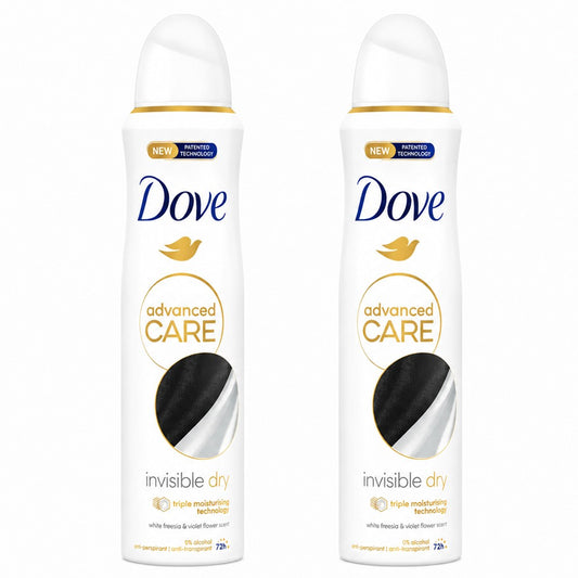 Dove - Deodorant - Spray - Advanced Care - Invisible Dry - 72h - 2x150ml