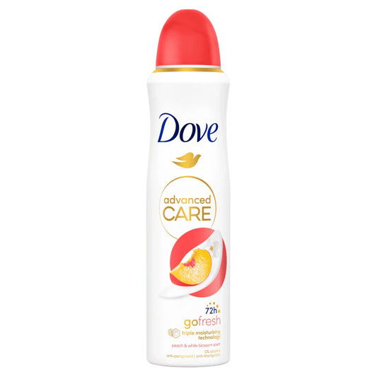Dove - Deodorant - Spray - Advanced Care - Peach & White Blossom Scent - 150ml