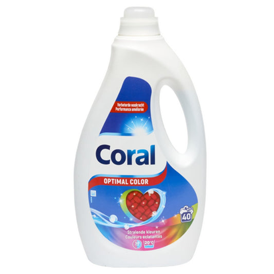 Coral - Wasmiddel - Vloeibaar - Optimal Color - 40Wb/1,8L