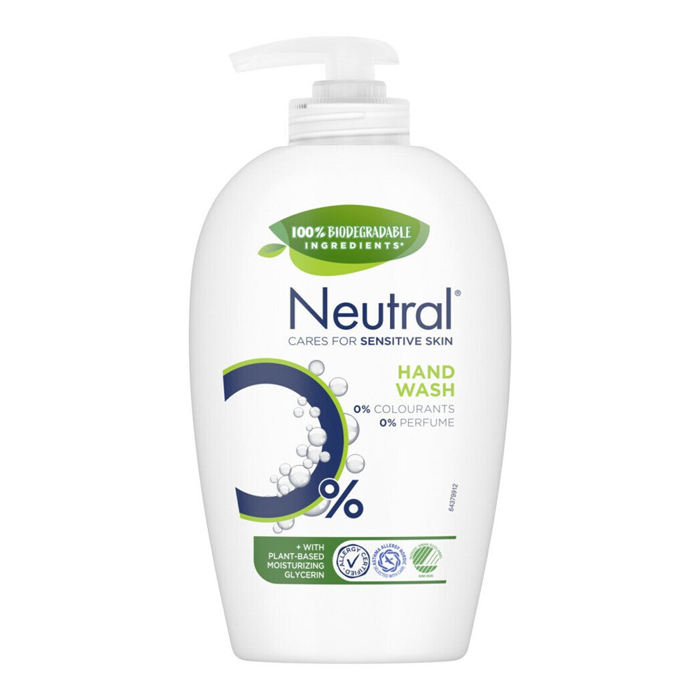 Neutral - Handzeep - Pomp - Sensitive Skin - 0% Colourants & Perfume - 250ml