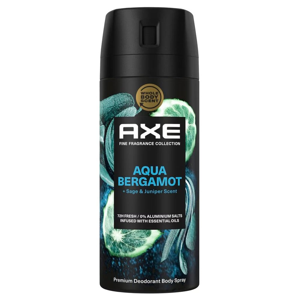 Axe - Deodorant - Spray - Aqua Bergamot - Sage & Juniper - 72h - 150ml