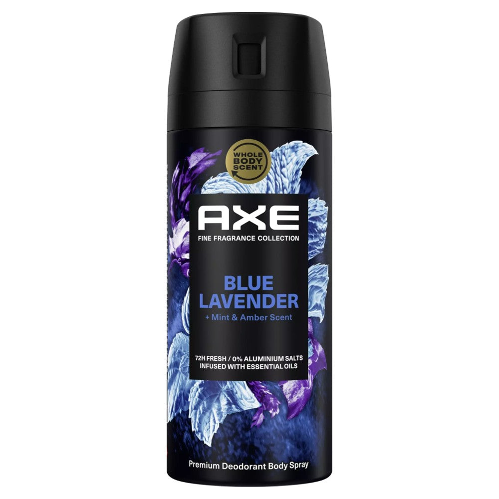 Axe - Deodorant - Spray - Blue Lavender - Mint & Amber - 72h - 150ml