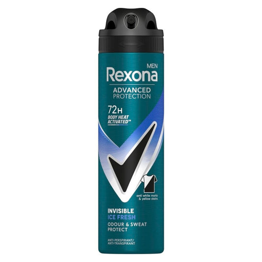 Rexona Men - Deodorant - Spray - Invisible Ice Fresh - 150ml