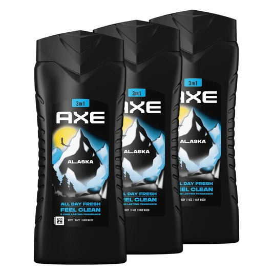 Axe - Douchegel - Alaska - 3in1 - 3x250ml