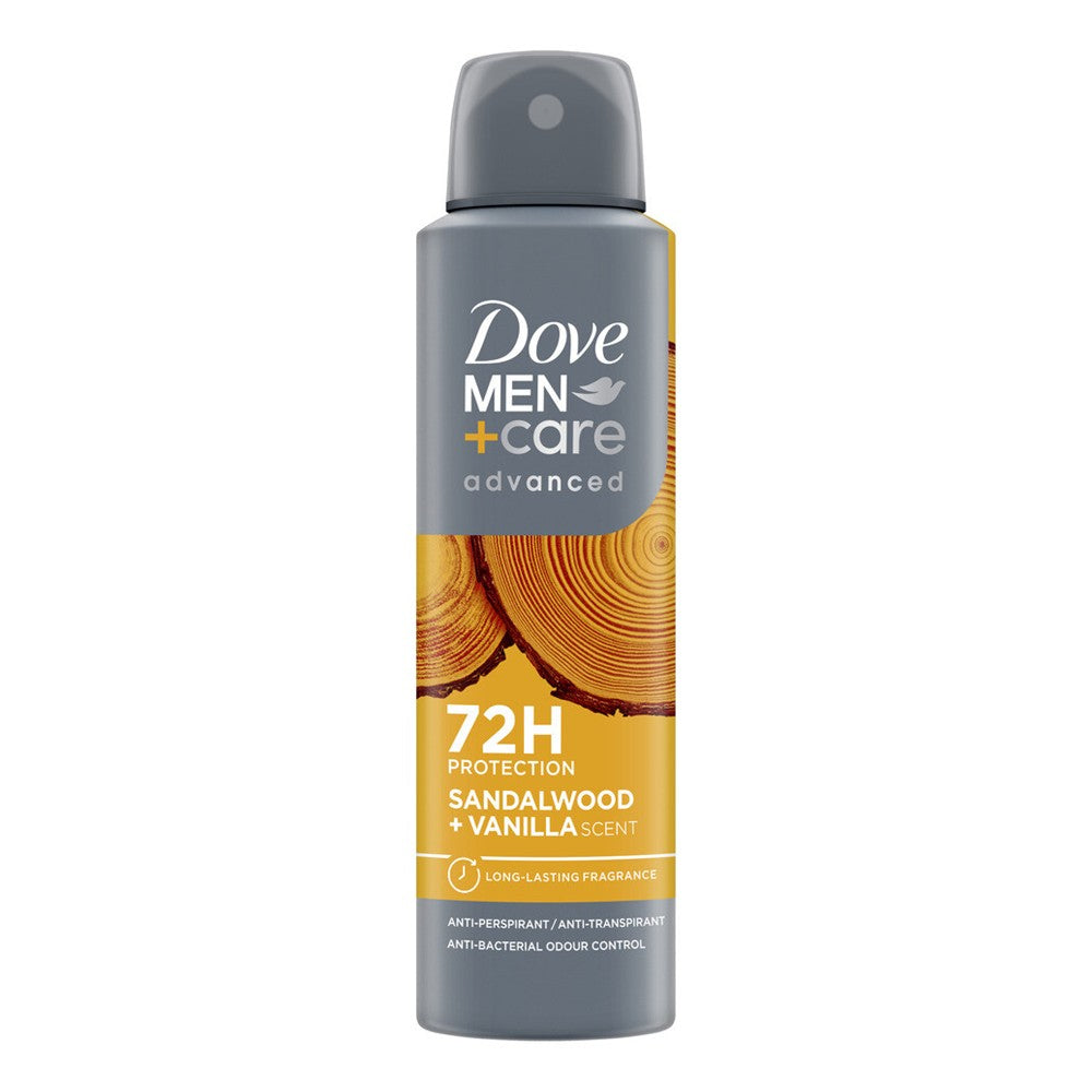Dove Men+Care - Deodorant - Spray - Advanced Care - Sandalwood & Vanilla - 150ml