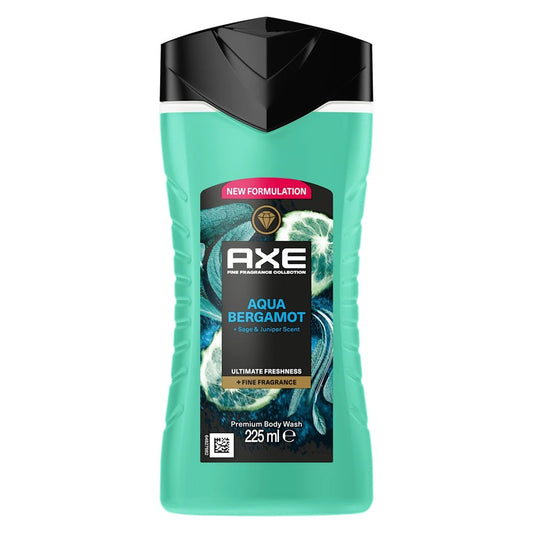 Axe - Douchegel - Aqua Bergamot - Sage & Juniper Scent - 225ml