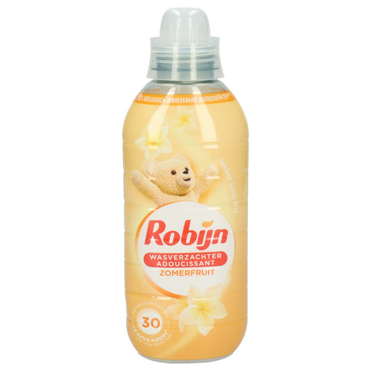Robijn - Wasverzachter - Vloeibaar - Zomerfruit - 30Wb/604ml