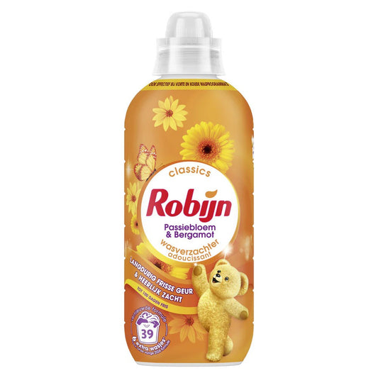 Robijn - Wasverzachter - Vloeibaar - Passiebloem & Bergamot - 39Wb/780ml