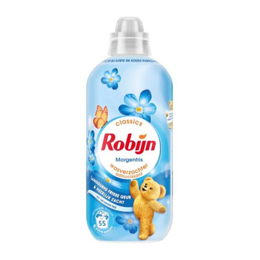 Robijn - Wasverzachter - Vloeibaar - Morgenfris - 55Wb/1100ml