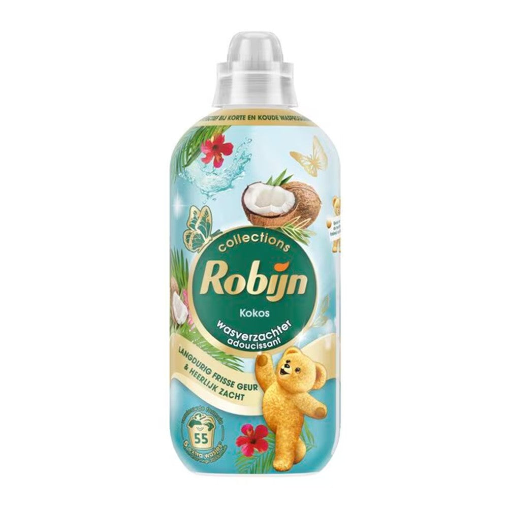 Robijn - Wasverzachter - Vloeibaar - Kokos - 55Wb/1100ml