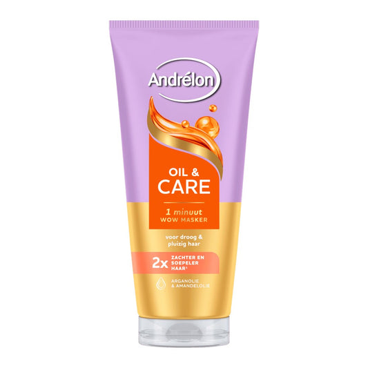 Andrelon - Haarmasker - Tube - Oil & Care - 180ml