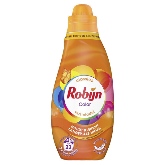 Robijn - Wasmiddel - Vloeibaar - Klein & Krachtig - Color - 22Wb/665ml
