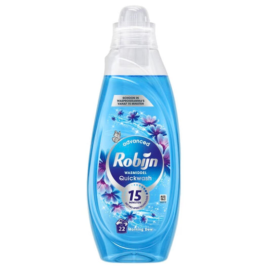 Robijn - Wasmiddel - Vloeibaar - Quickwash - Morning Dew - 22Wb/837ml