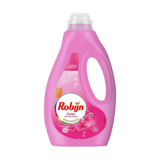 Robijn - Wasmiddel - Vloeibaar - Color - Pink Sensation - 24Wb/1.2L