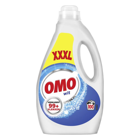 Omo - Wasmiddel - Vloeibaar - Wit - 5L