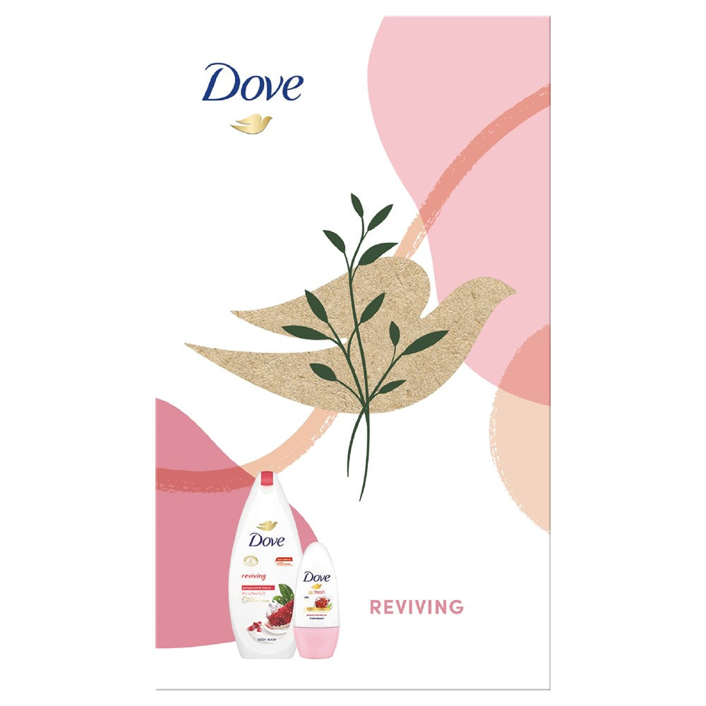 Dove - Geschenkset - Douchegel + Roller - Revining - 2 Stuks