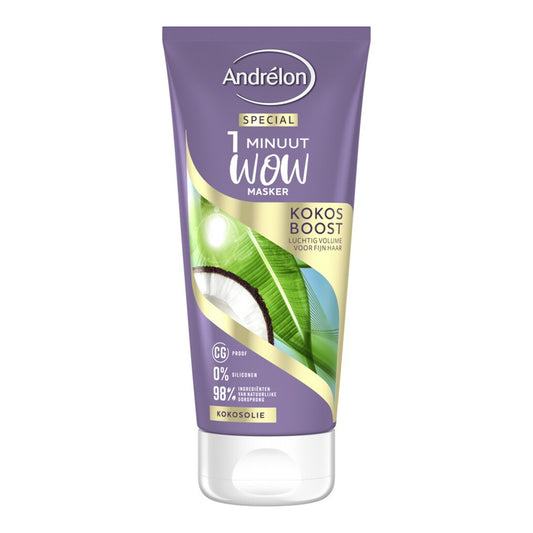 Andrelon - Haarmasker - Tube - Coconut Boost - 180ml