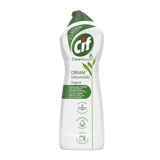 Cif Clean Boost - Schuurmiddel - Cream - Original - 750ml