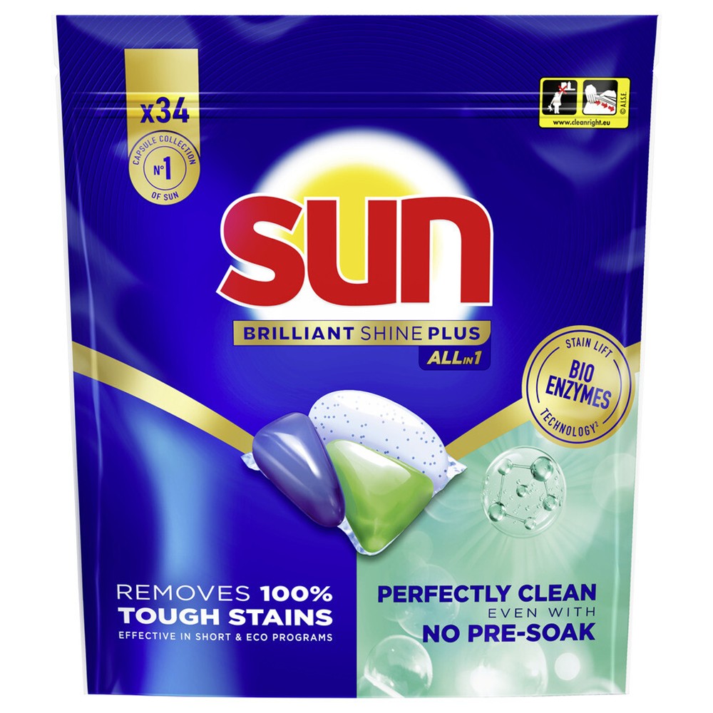 Sun - Vaatwas - Capsules - Allin1 - Regular - 34Wb/510g