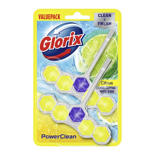 Glorix - Toiletblok - Power Clean - Citrus - 2x50g
