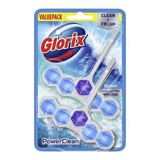 Glorix - Toiletblok - Power Clean - Ocean - 2x50g