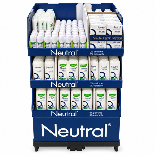 Neutral - Display - Shampoo - Douchegel - 8 Assortimenten - 8 Stuks