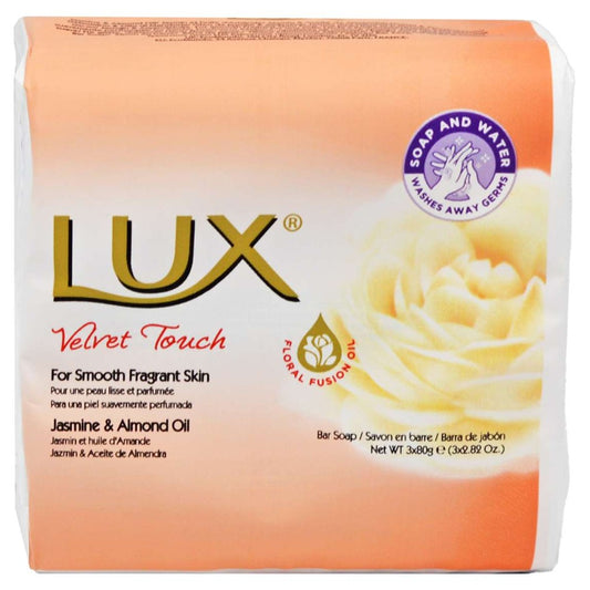 Lux - Zeeptablet - Velvet Touch - Jasmine & Almond Oil - 3x80g