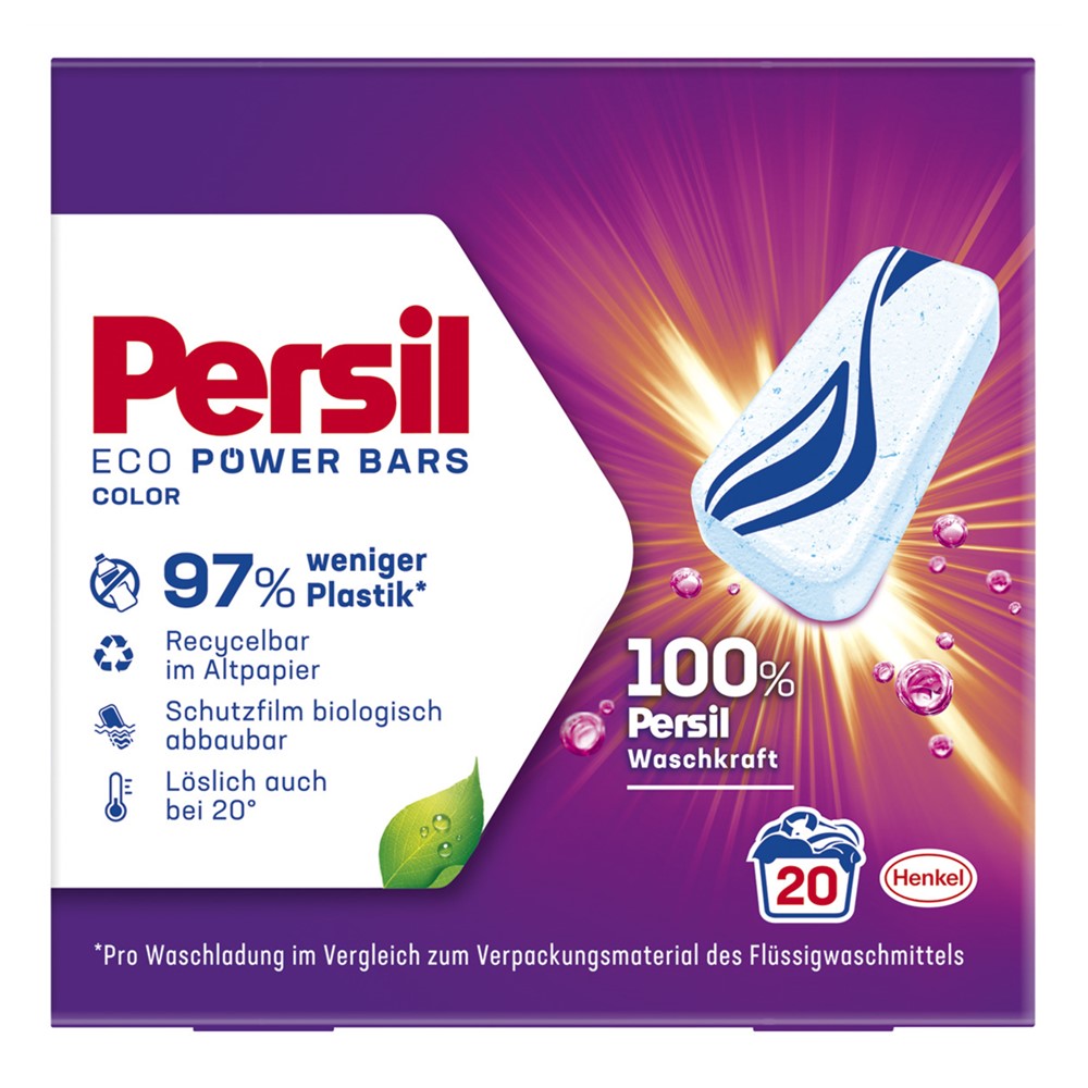 Persil - Wasmiddel - Bars - Color - Eco Power Bars - 20Wb/590g