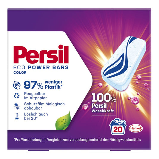 Persil - Wasmiddel - Bars - Color - Eco Power Bars - 20Wb/590g