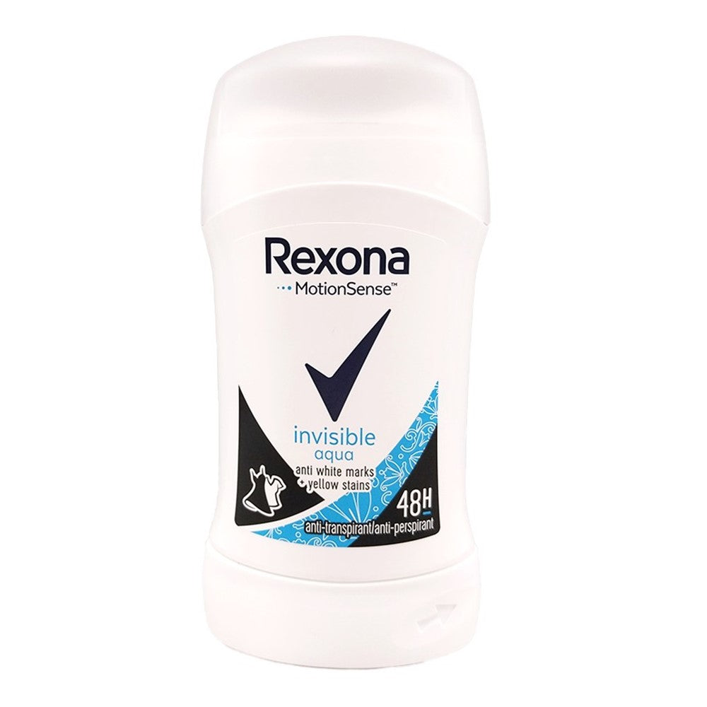 Rexona Motion Sense - Deodorant - Stick - Invisible Aqua - 40ml