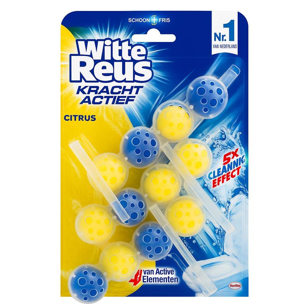 Witte Reus - Toiletblok - Kracht Actief - Citrus - 3x50g