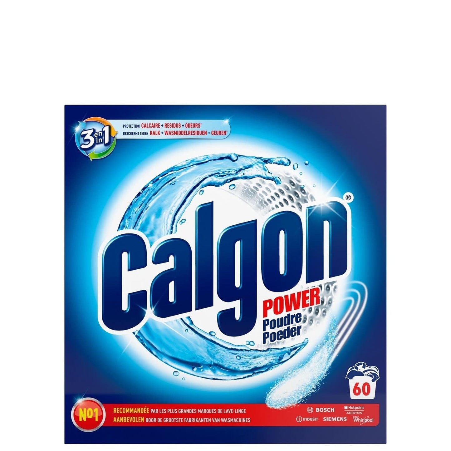 Calgon - Vaatwas - Machinereiniger - Poeder - 3 in 1 - 60 Wasbeurten - 1,5kg