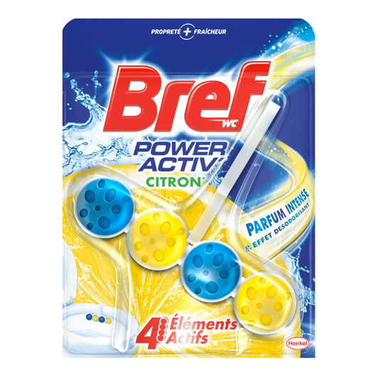 Bref - Toiletblok - Power Aktiv - Citron - 50g