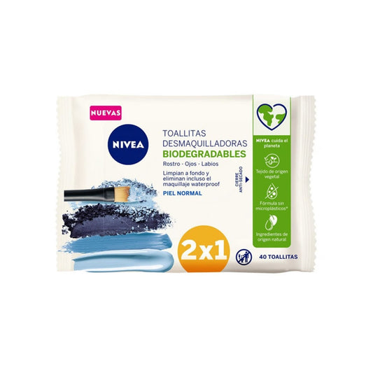 Nivea - Reinigingsdoekjes - Normal Skin - 0% Alcohol - 40 Stuks