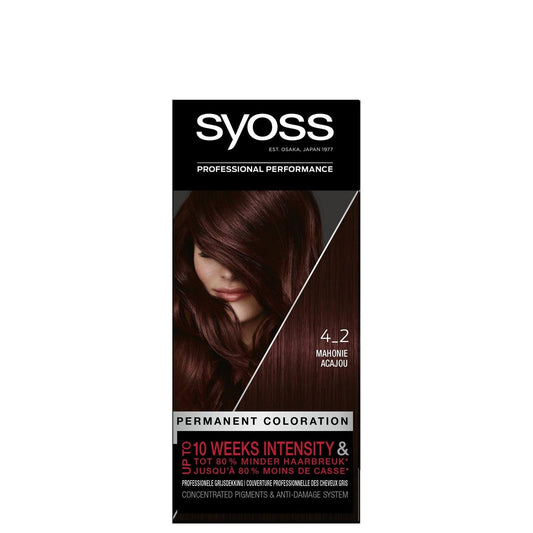 Syoss - Haarverf - 4-2 - Mahogany Red - 1 Stuk