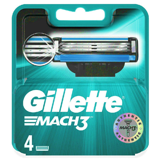 Gillette Mach3 - Scheermesjes - 4 Messen - 4 Stuks