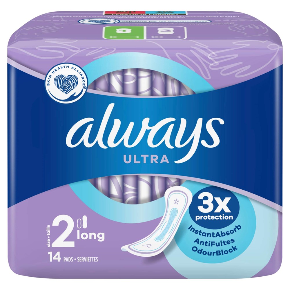 Always Ultra - Maandverband - 2 Long - Odour Block - 14 Stuks