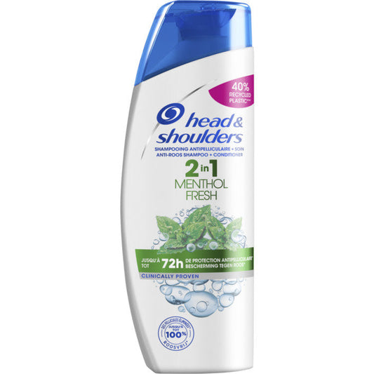 Head & Shoulders - Shampoo - 2 in 1 - Menthol Fresh - 480ml