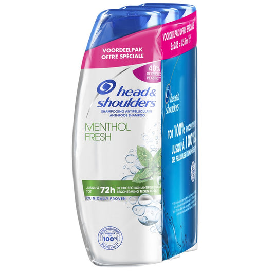 Head & Shoulders - Shampoo - Menthol Fresh - 3x285ml