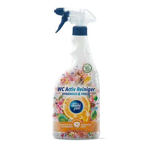 Ambi Pur - Toiletreiniger - Spray - Hygenisch & Frisch - Citrus & Waterlilly - 750ml