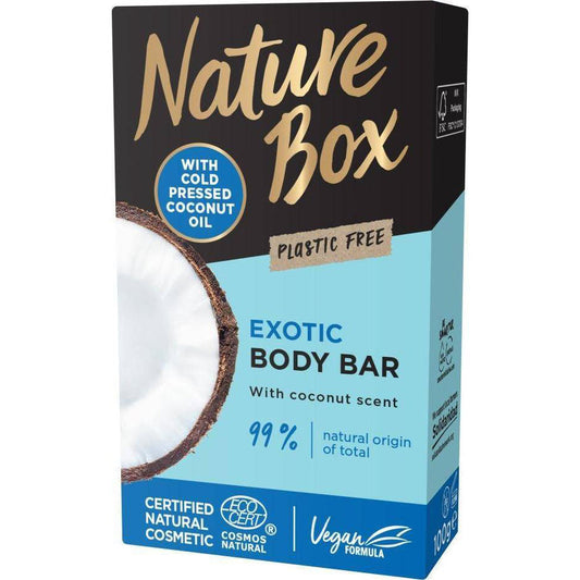 Nature Box - Douchegel - Body Bar - Exotic - With Coconut Scent - 100g