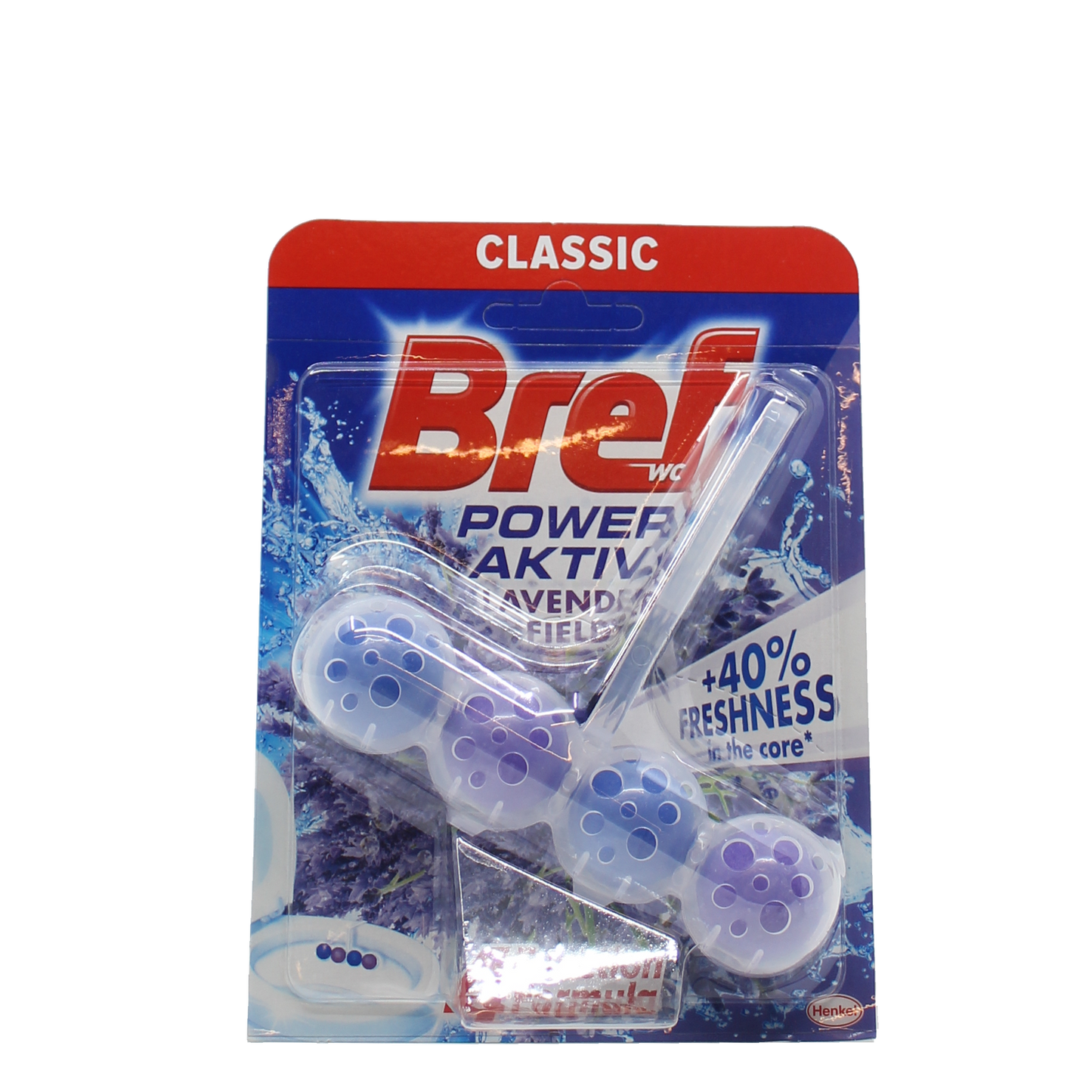 Bref - Toiletblok - Power Aktiv - Lavender - 50g