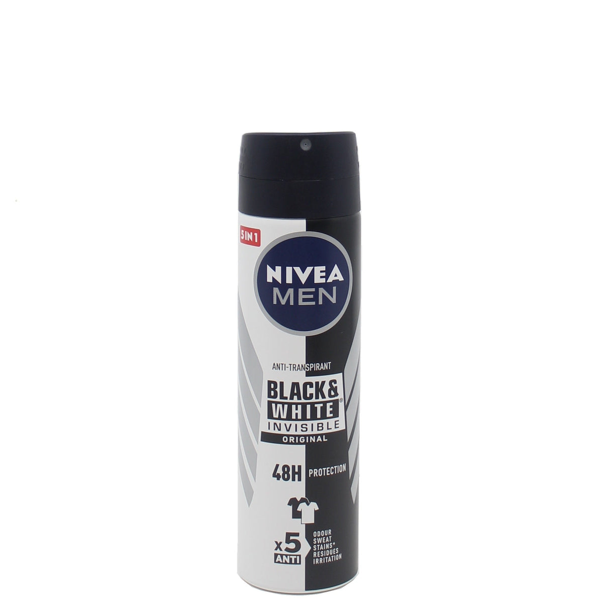 Nivea Men - Deodorant - Spray - Black & White Invisible - Original - 150ml