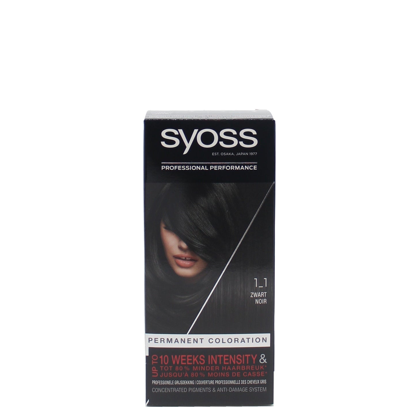 Syoss - Haarverf - 1-1 - Zwart - 1 Stuk